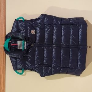 Moncler Navy Blue down vest